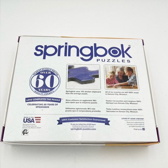 Springbok 2000-Piece Puzzle - Cabin Evening Sunset - Picture 2 of 2